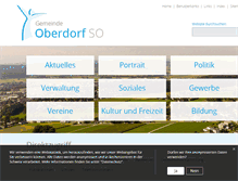 Tablet Screenshot of oberdorf.ch